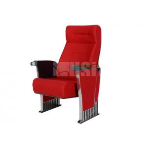 China Elegant Moulded Wooded Panel Conference Hall Chairs Aluminum Alloy Structure supplier