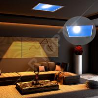 China Artificial Skylight LED Sky Ceiling Lights 500W Adjustable Tuya Alexa Control System on sale
