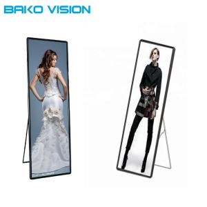 China High Definition Video Screen Poster LED Display P2.5 SMD2121 P2.5mm With Wheel supplier