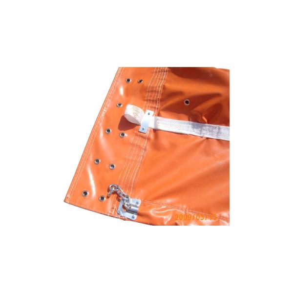 450mm Height PVC Floating Containment Boom For Marine Port Harbor Flood Control