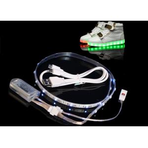 China 60CM 24 RGB Battery Powered Led Light Strips USB Colorful Changing supplier