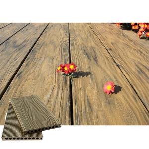 Blue Gray Recycled Hollow Composite Deck Board For Swimming Pool Anti Uv