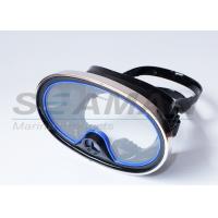 China Scuba Diving Classic spear fishing One-Window Silicone Purged Mask with metal for sale