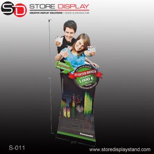 China corrugated paper POP person figure cardboard standee supplier