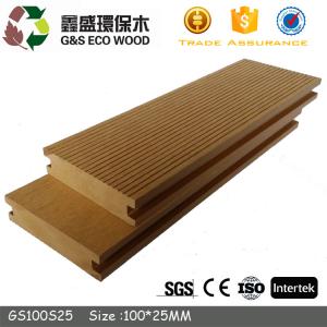China ECO Friendly Wood Plastic Composite Flooring 140 X 23mm Outdoor Plastic Wood Tiles supplier