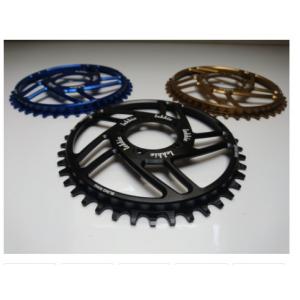 China 7075-T6 Aluminum Color Anodized Race Face 104mm Single Chain Ring 4mm Plate Thickness supplier