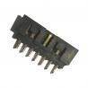 China H=6.4 2.0 Pitch Box Header Connector Straight PBT Black Gold Flash ROHS wholesale