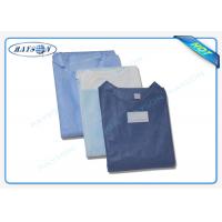 China 100% PP , SMS Non Woven Fabric Sterile Disposable Surgical Gown Sauna Dress on sale
