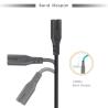 China Cordon d'alimentation EU 2 broches vers C7 2.5A 250V pour appareils électroniques wholesale