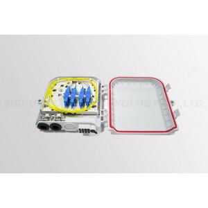 China Outdoor Fiber Distribution Box 8 Port ABS PC Material 1*8 PLC Splitter wholesale