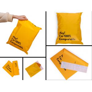 Garment Packaging Self Adhesive Courier Bags 100% PLA Corn Starch Packaging