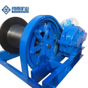 China 10t h12m Mechanical Wire Rope Pulling Winch Workshop 415V M5 Q235B wholesale