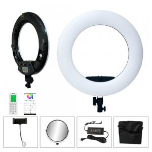 China RGB Selfie 18 Inch LED Ring Light Full CCT 2800 9990k With Tripod Stand supplier