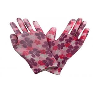 China Wear Resistant Garden Work Gloves , Floral Womens Gardening Gloves supplier