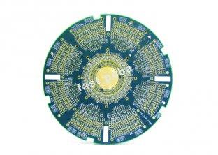 Máscara de soldadura verde de 18 capas HASL / plomo HDI HASL libre PCB para prueba / sistema de inspección
