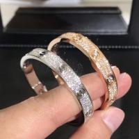 China Popular Beautiful Gorgeous Factory Made 18k Car Tier Yellow/White/Rose Gold And Natural Diamonds LOVE Bracelet on sale