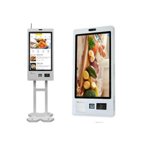 Wall Mounted Floor Standing Kiosk Restaurant Payment Terminal Self Service Ordering