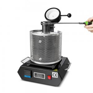 1100C Portable Gold Melting Furnace With High Purity Graphite Crucible 3KG Weight