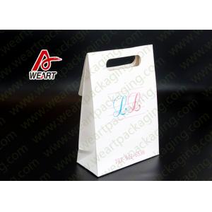 China Custom Unique Design Printed Commercial Shopping Die Cut Candy Paper Bag wholesale