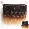 3 bundles Peruvian Remy Human Hair Ombre Hair 1B/4/27 Body Wave 10~30inch