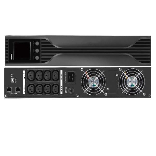 LCD Line Interactive Pure Sine Wave UPS 2000VA 19 Inch UPS Rackmount Backup RS232