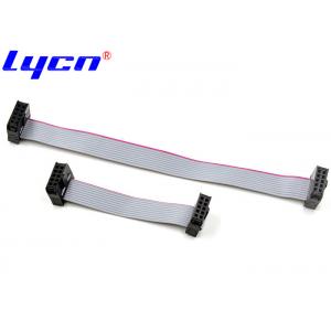 2×5 Pin 2.54mm Pitch Flat Ribbon Cable Double Row Assembly IDC Insulation