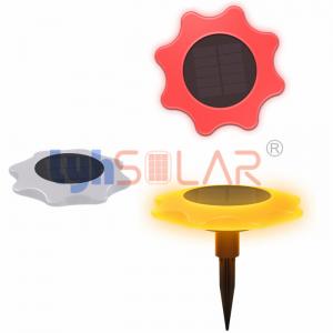 Flower Shape Solar Powered Garden Lights With IP67 For Swimming Pool Lighting