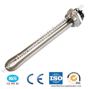 China 1 Inch NPT Flange Immersion Tubular Heater For Solar Water Heater supplier