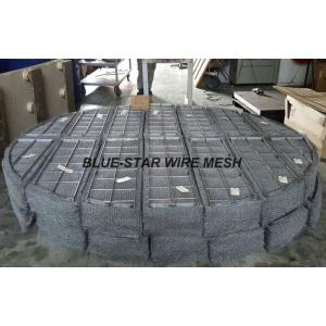 Duplex Stainless Steel Filter Wire Mesh Demister Pads / Coalescer 300 mm - 6000 mm