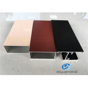 China Powder Coated Aluminium Extrusion Sections , Aluminum Window Extrusion Profiles supplier