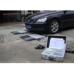 China Small Moveable Dynamic Axle Weighbridge , Vehicle Weighing Pads 10kg Division supplier
