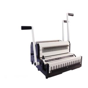 Multifunctional Double Loop Wire Binding Punching Machine For F4 Paper