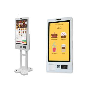 China Máquina de pedidos de autoservicio con pantalla táctil de 21.5 pulgadas, montaje en pared, pago de facturas, impresora, quiosco de caja registradora de autoservicio wholesale