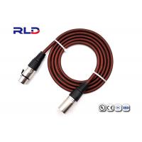 China 3 Pin Cable Plug XLR Outdoor Electrical Wire Connector Metal Material For Audio / Video on sale