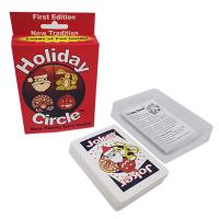 China Christmas Holiday Playing Cards 57x87mm Both Side Full Colors Printed on sale