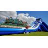Custom Inflatable Blue Or Red Inflatable Water Slide For Adult