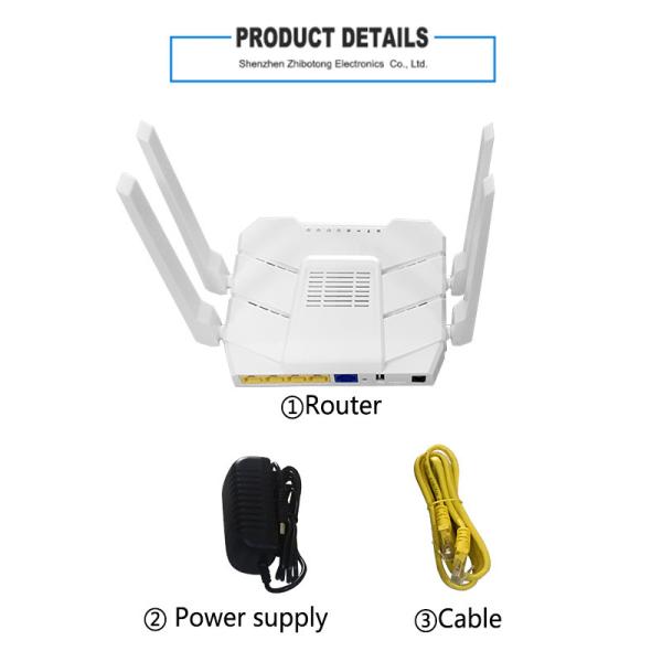 Chipset Cpu MT7621 Wifi Router For Home Gigabit Port Dual Bands Long Using Life