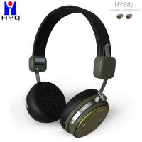 China Pu Leather Strap 15m Wired Bluetooth Headsets Over Ear Headphones on sale