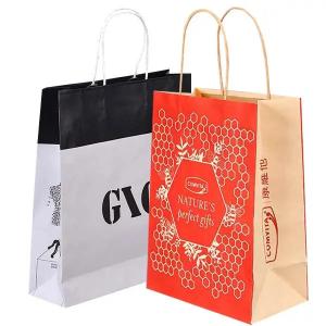 China Silver Tote Bag Paper Carry Garment Clothing Shoes Boutique Packaging Take Away supplier