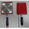 China 24cm Square Nonstick Frying Pan With Marble / Powder Coating wholesale