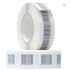 China Supermarket Jewelry Anti Shoplifting Label / Eas Soft Label With Dr + Barcode Printing wholesale