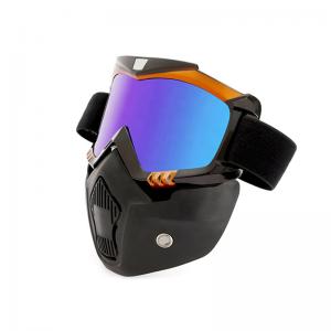 China Dust Proof White Motocross Goggles Multipurpose For Outdoor Sports supplier
