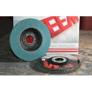 Angle Grinder Flap Disc Type P27 / P120 Grit Zirconia Alumina Sanding Disc