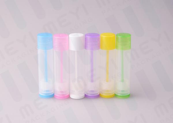 5g Round Cute Colorful Clear Lip Balm Containers With Custom Logo Printing
