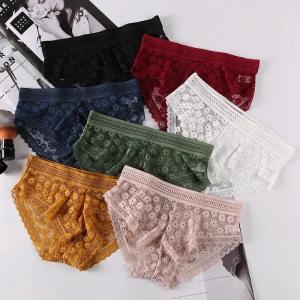                  Panties Set Lingerie Lace Embroidery Erotic Brief Sets Garters Intimates Costumes Women Sexy Lingerie Underwear             