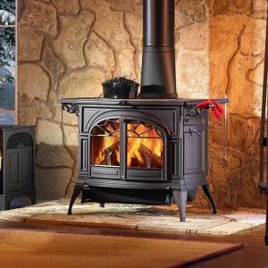 Square Cast Iron Outdoor Wood Firepits Fireplace Heavy Weight