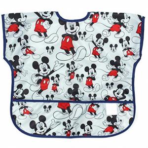 Disney Mickey Mouse Junior Bibs , Short Sleeve Bib / Smock For 1-3 Years