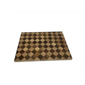 Customized Spliced Sustainable Cutting Board Rubber Wood And Acacia Wood Material