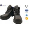 Construction Site Ppe Safety Boots , Slip On Steel Toe Boots Warehouse Black