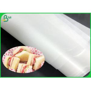 35g 40g 50g Natural MG Machine Glazed Kraft Paper Roll For Meat Packaging